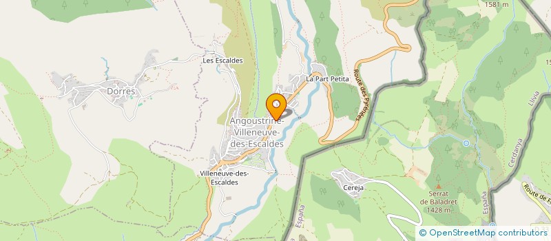 localisation de l'entreprise CABALLERO  ANGOUSTRINE-VILLENEUVE-DES-ESCALDES