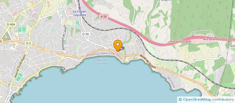 localisation de l'entreprise CABALLO DE ESPADAS  LA CIOTAT