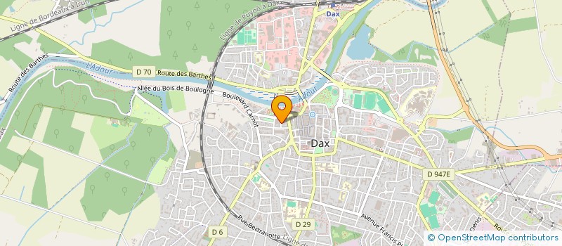 localisation de l'entreprise CABALLOS EN LA CALLE à DAX