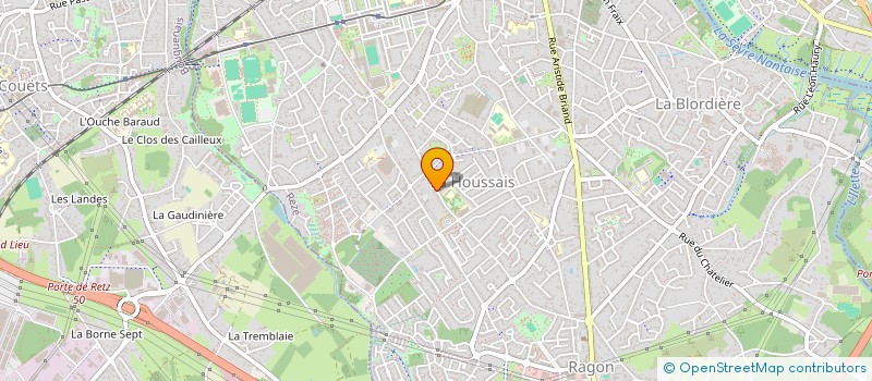 localisation de l'entreprise CABALO.  REZE