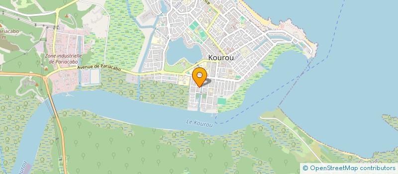 localisation de l'entreprise CABALOU PRESSING à KOUROU