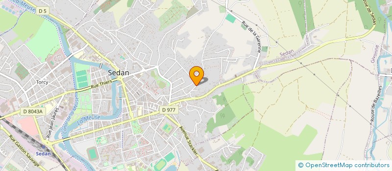 localisation de l'entreprise CABAM  SEDAN