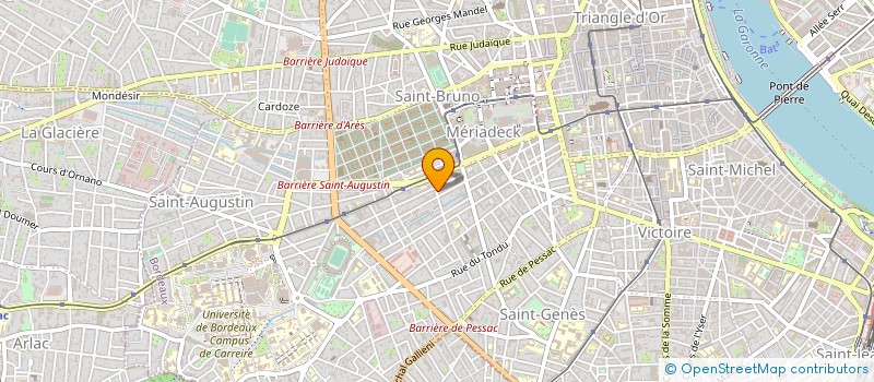 localisation de l'entreprise CABAN'ART  BORDEAUX