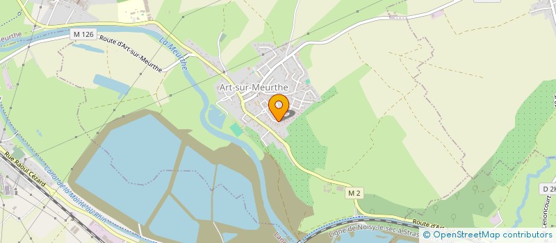 localisation de l'entreprise CABANAK  ART-SUR-MEURTHE