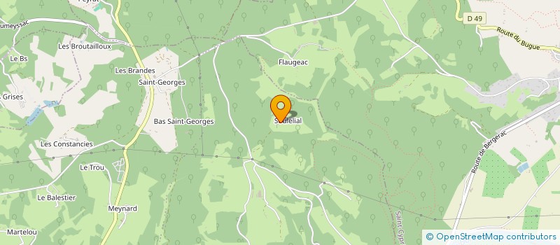 localisation de l'entreprise CABANAT à COUX ET BIGAROQUE-MOUZENS