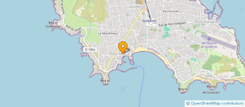 localisation de l'entreprise CABANE A CRABES QUIBERON  QUIBERON