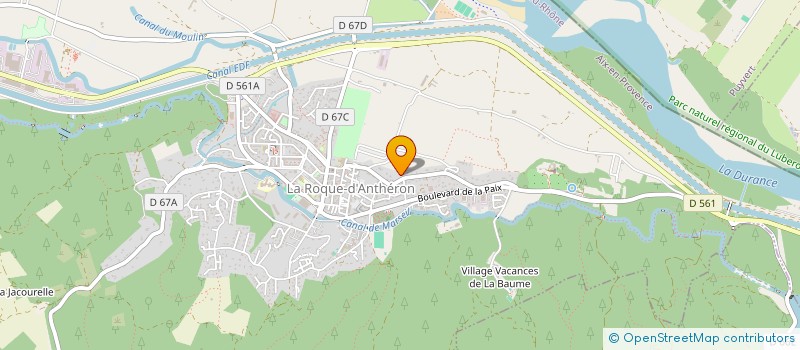 localisation de l'entreprise CABANE D'ISMOU  LA ROQUE-D'ANTHERON