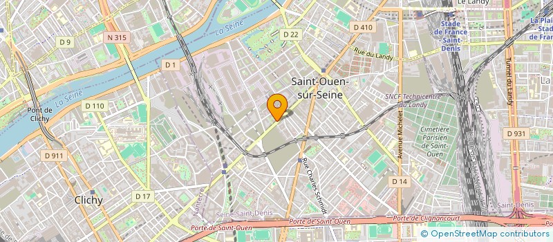 localisation de l'entreprise CABANE DE L'OURS à SAINT-OUEN-SUR-SEINE