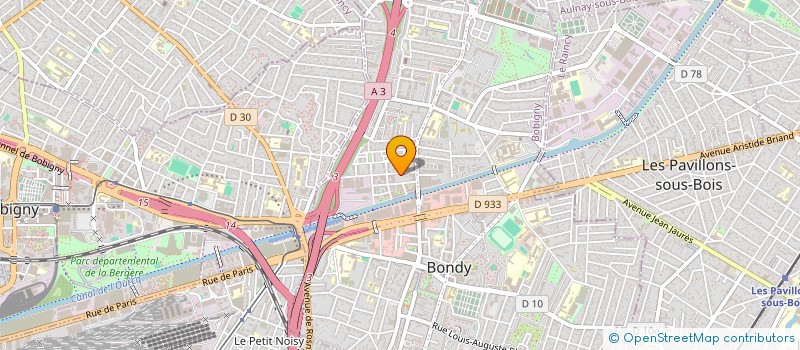 localisation de l'entreprise CABANE DES FEES à BONDY