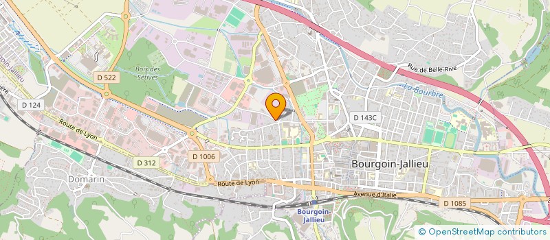localisation de l'entreprise CABANE L2A à BOURGOIN-JALLIEU