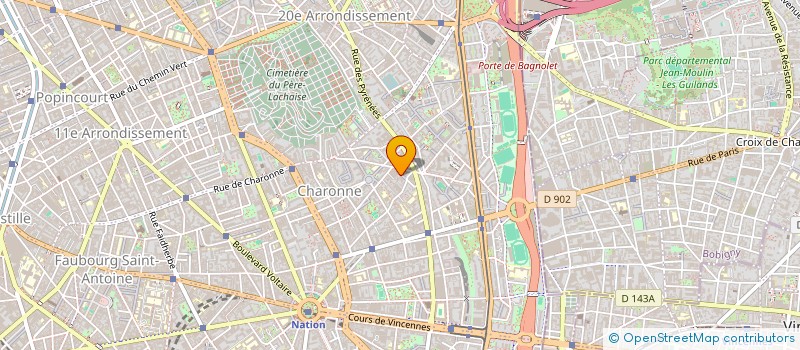 localisation de l'entreprise CABANE MAGIQUE BEL  PARIS