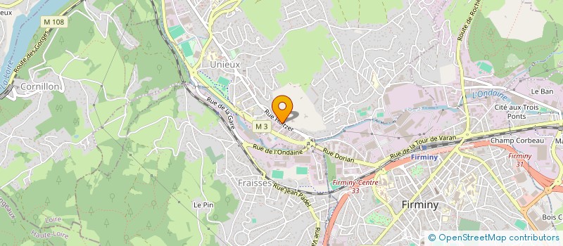 localisation de l'entreprise CABANE MAILLE AB à UNIEUX