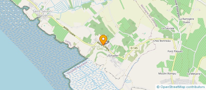 localisation de l'entreprise CABANE PARIAS  CHENAC-SAINT-SEURIN-D'UZET