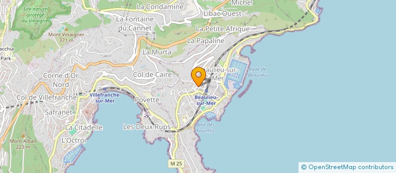 localisation de l'entreprise CABANE SUD à BEAULIEU-SUR-MER