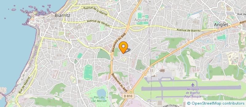 localisation de l'entreprise CABANEL ET FILS à BIARRITZ