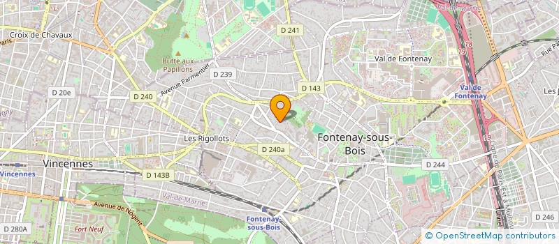 localisation de l'entreprise CABANES à FONTENAY-SOUS-BOIS