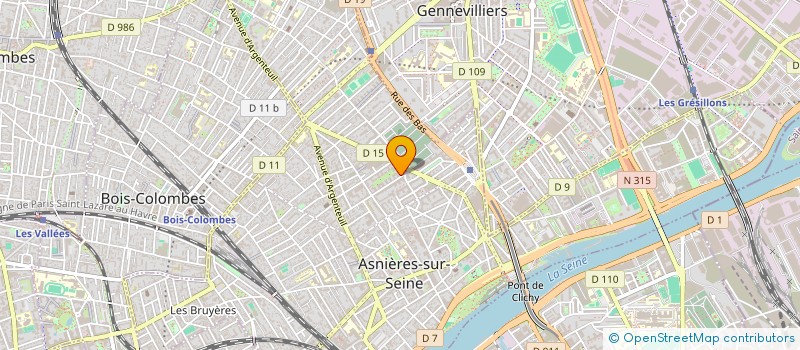 localisation de l'entreprise CABANES à ASNIERES-SUR-SEINE
