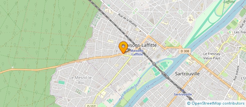 localisation de l'entreprise CABANES ASSURANCES à MAISONS-LAFFITTE