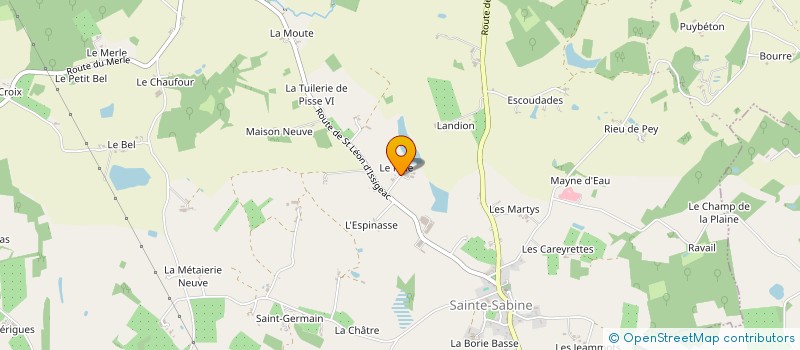 localisation de l'entreprise CABANES DANS LES ARBRES à LES CARS