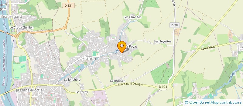 localisation de l'entreprise CABANES DES GONES  FRANS