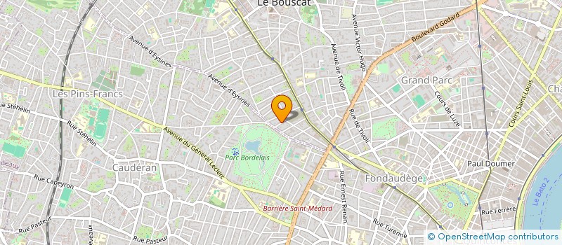 localisation de l'entreprise CABANES FERRET à LE BOUSCAT