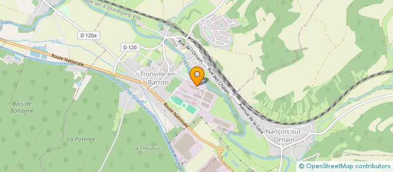 localisation de l'entreprise CABANES INDUSTRIES  TRONVILLE-EN-BARROIS