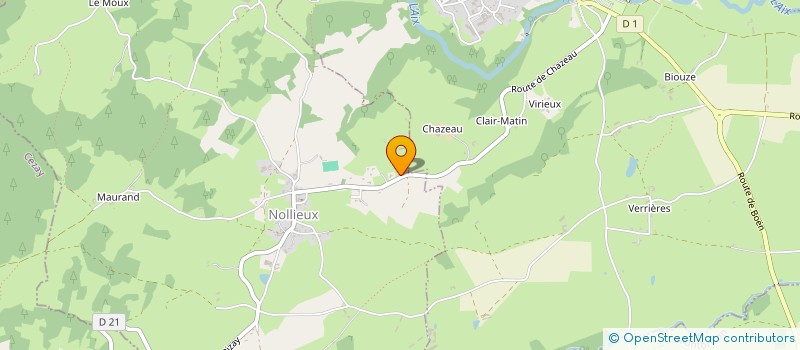 localisation de l'entreprise CABANGIO  NOLLIEUX