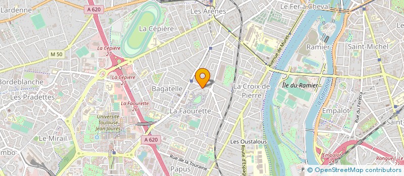 localisation de l'entreprise CABANIE D'AUSSONNE à TOULOUSE