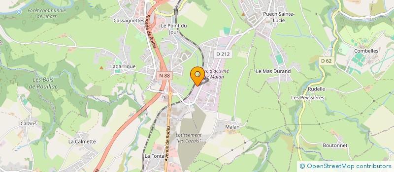 localisation de l'entreprise CABANIOLS TOP'ISOL à OLEMPS