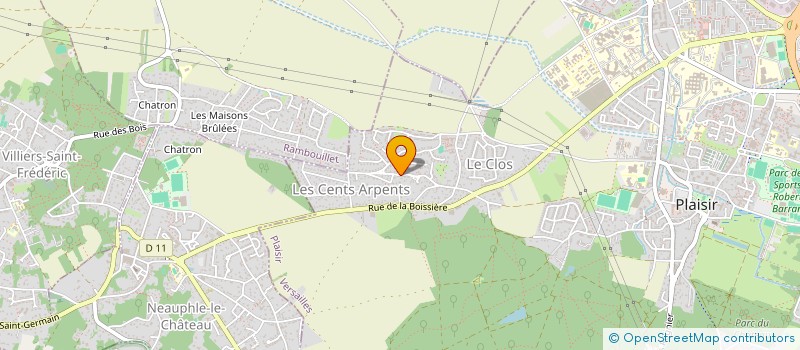 localisation de l'entreprise CABANIS-VAGNER  PLAISIR