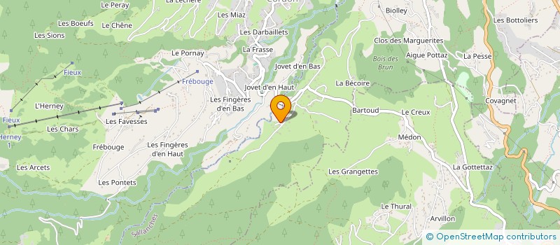 localisation de l'entreprise CABANNELSON à SALLANCHES