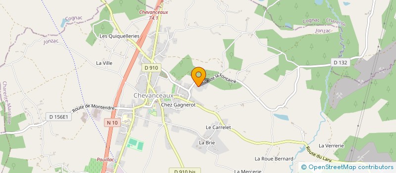 localisation de l'entreprise CABANNES à CHEVANCEAUX