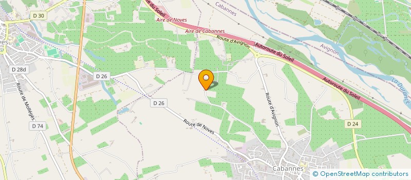 localisation de l'entreprise CABANNES  CABANNES