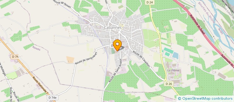 localisation de l'entreprise CABANNES OPTIQUE  CABANNES