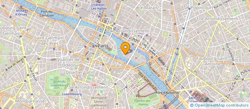 localisation de l'entreprise CABANO ST LOUIS à PARIS
