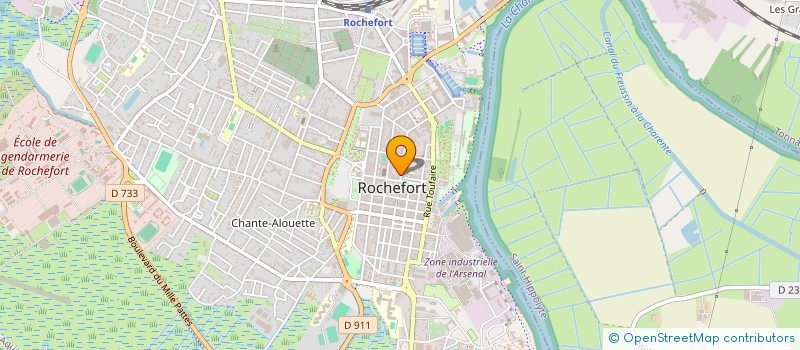 localisation de l'entreprise CABANON MAISON  ROCHEFORT