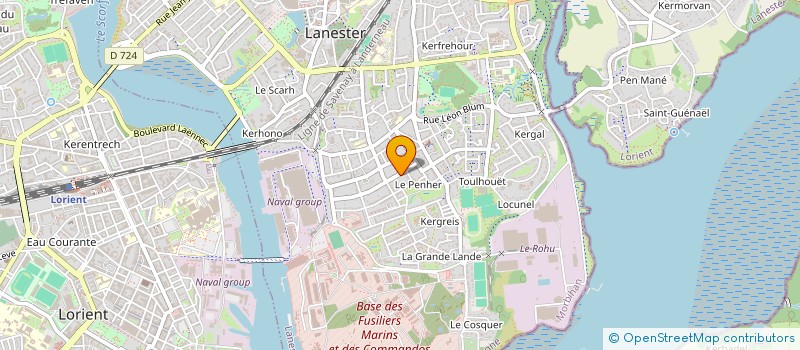 localisation de l'entreprise CABANON TY MOUSSE  LANESTER