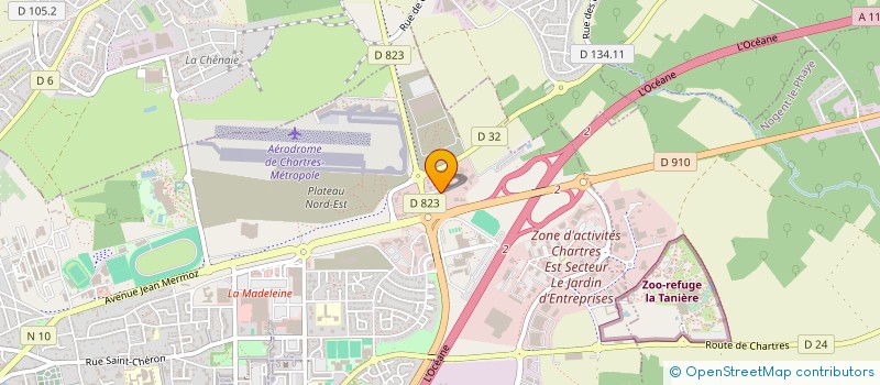 localisation de l'entreprise CABANONIERS à CHARTRES