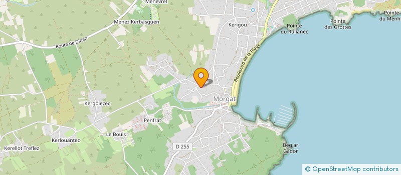 localisation de l'entreprise CABAR'EIZH - SHOW DEVANT  CROZON