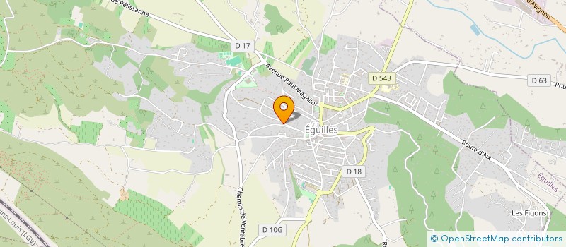 localisation de l'entreprise CABARDEL  EGUILLES