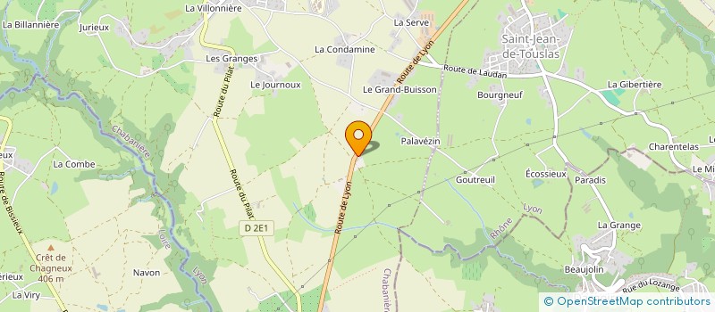 localisation de l'entreprise CABARET CLUB  TALUYERS