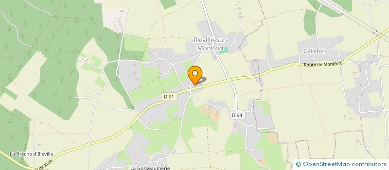 localisation de l'entreprise CABARET MONTMARTRE  ILLEVILLE-SUR-MONTFORT