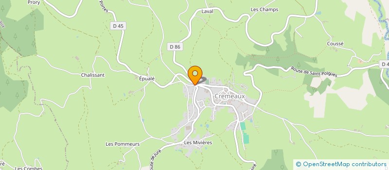 localisation de l'entreprise CABARET VOLTAIRE EDITIONS  CREMEAUX