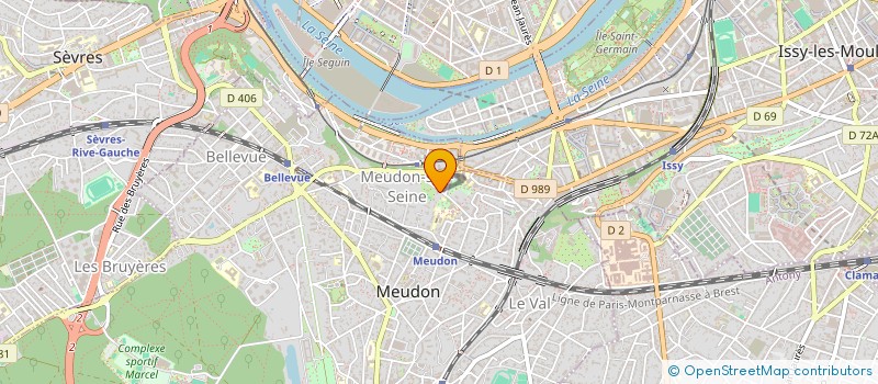 localisation de l'entreprise CABARETTE à MEUDON