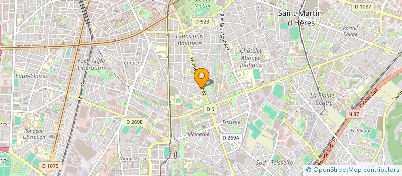 localisation de l'entreprise CABAROCK à GRENOBLE