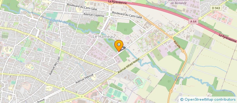 localisation de l'entreprise CABARROU à PAU