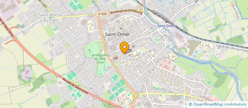 localisation de l'entreprise CABAS  SAINT-OMER