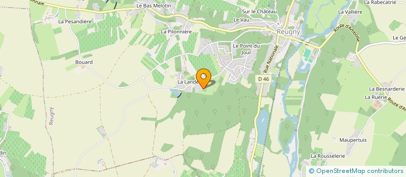 localisation de l'entreprise CABASE  REUGNY