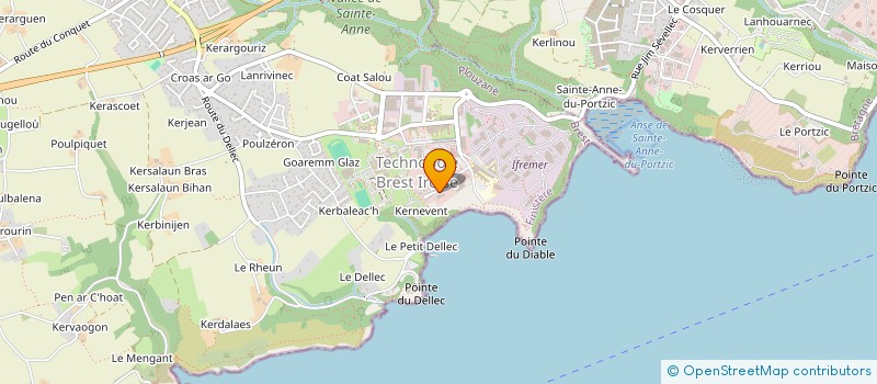 localisation de l'entreprise CABASSE à PLOUZANE