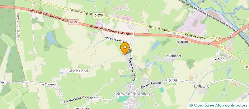 localisation de l'entreprise CABATON ELECTRICITE  VITRY-EN-CHAROLLAIS